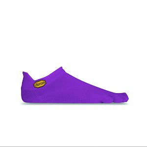 Vibram No Show Purple Mens 5toe-socks | India-386175